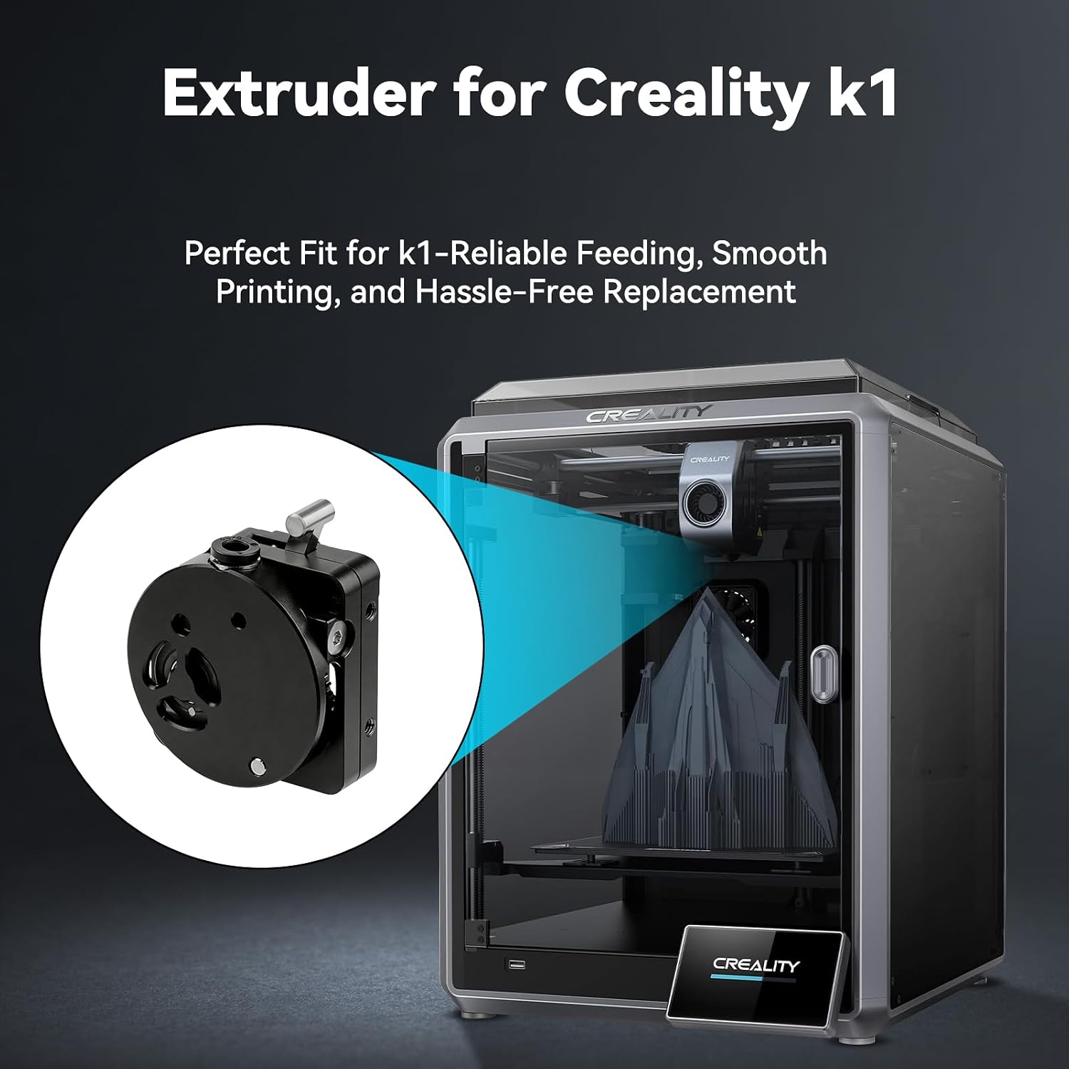 K1/K1 Max/K1C/K1 SE Extruder,  - Direct Drive Dual Gear Extruder High Speed review and price