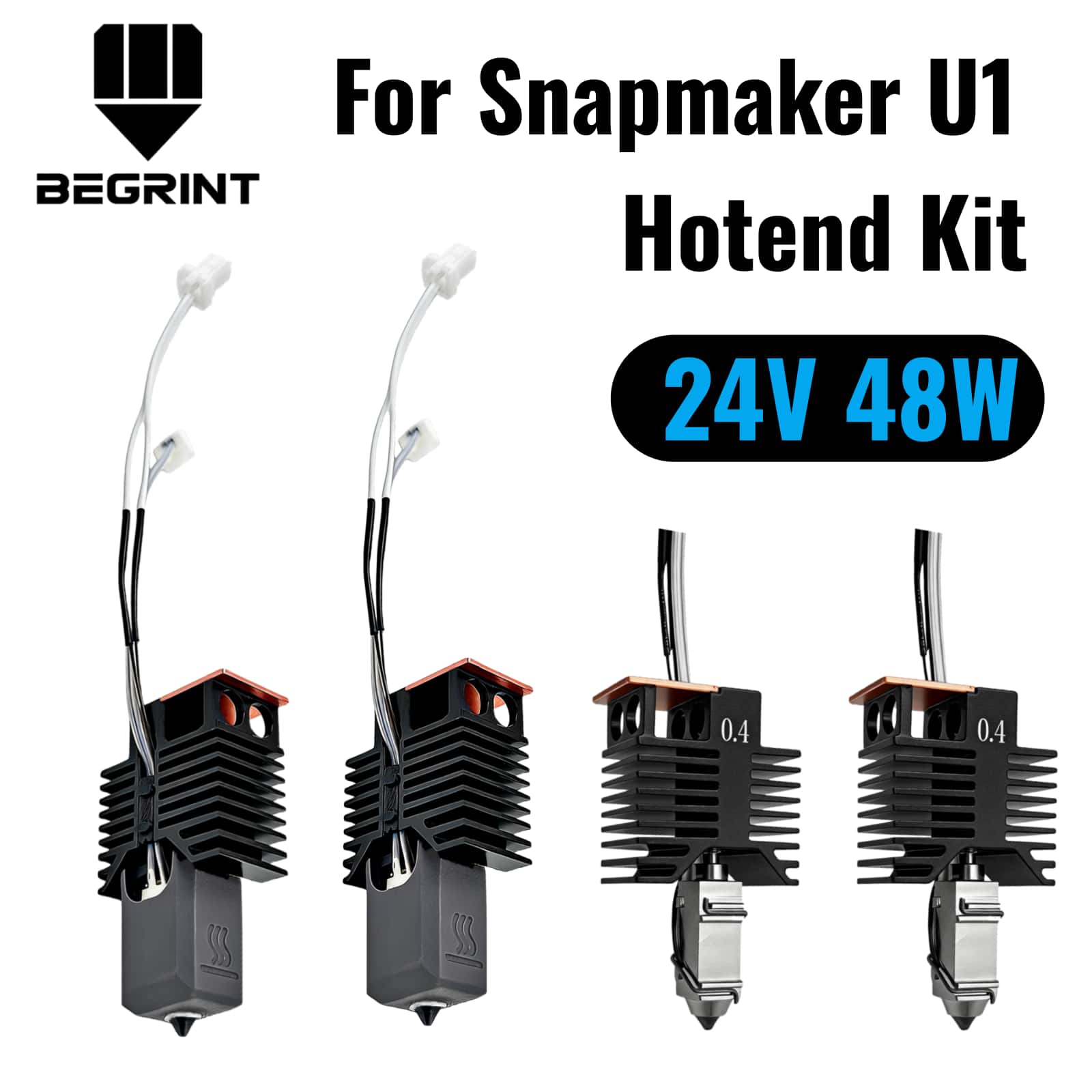 For Snapmaker U1 Hotend 24V 48 - High Flow Ceramic Hotend review and price